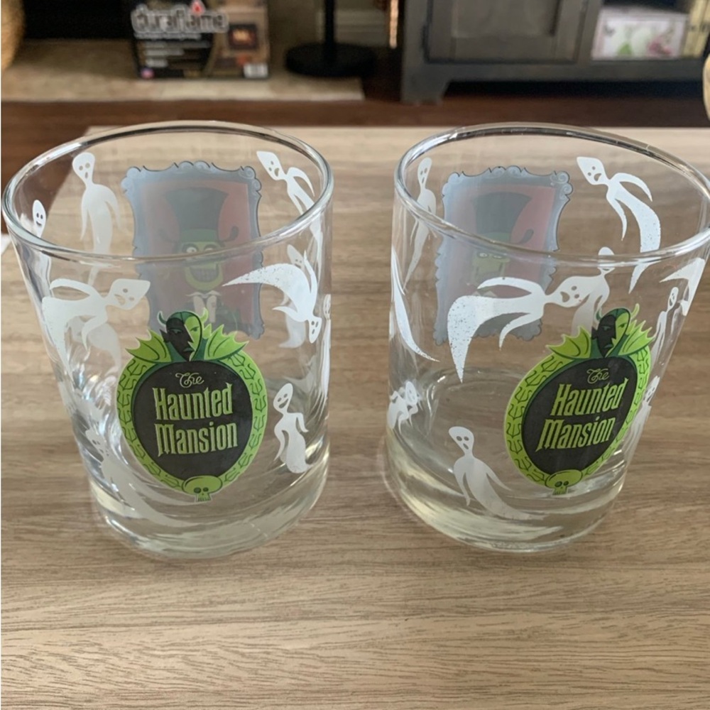 2009 Original Shag Design Vintage Disney The Haunted Mansion Glasswares